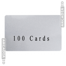 Pack of 100 Blank CR80 ID Cards - Pick a Color
