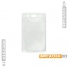 Clear Vinyl ID Holder with Slot and Chain Holes - Portrait/Vertical | 1815-1100