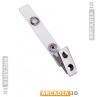 Nickel Plated Steel Suspender Clip with 2 3/8" Nylon Strap, Steel Snaps and Finger Lip | 2120-1010