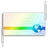 Criss-Cross Lines ID Card Hologram Overlay